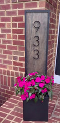 Porch Numbered Planter